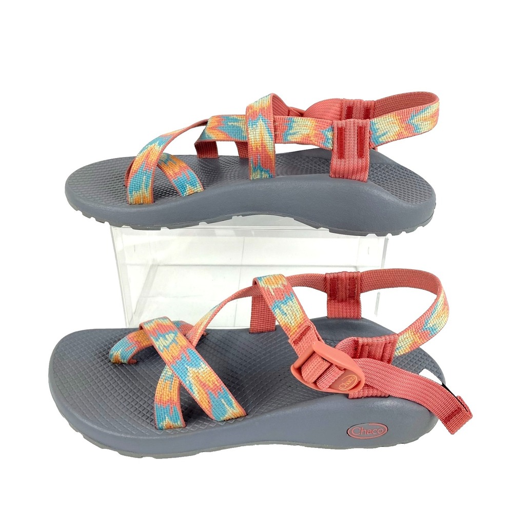 Chaco Z/2 Sandals Women's 11 Pink Flats Hiking Water Shoes Aerial Reset LKNU 42